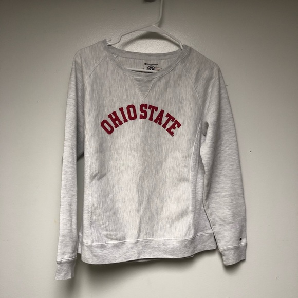 Champion Tops - Ohio State Champion Reverse Weave Sweatshirt Champion Tops - Ohio State Champion Reverse Weave Sweatshirt